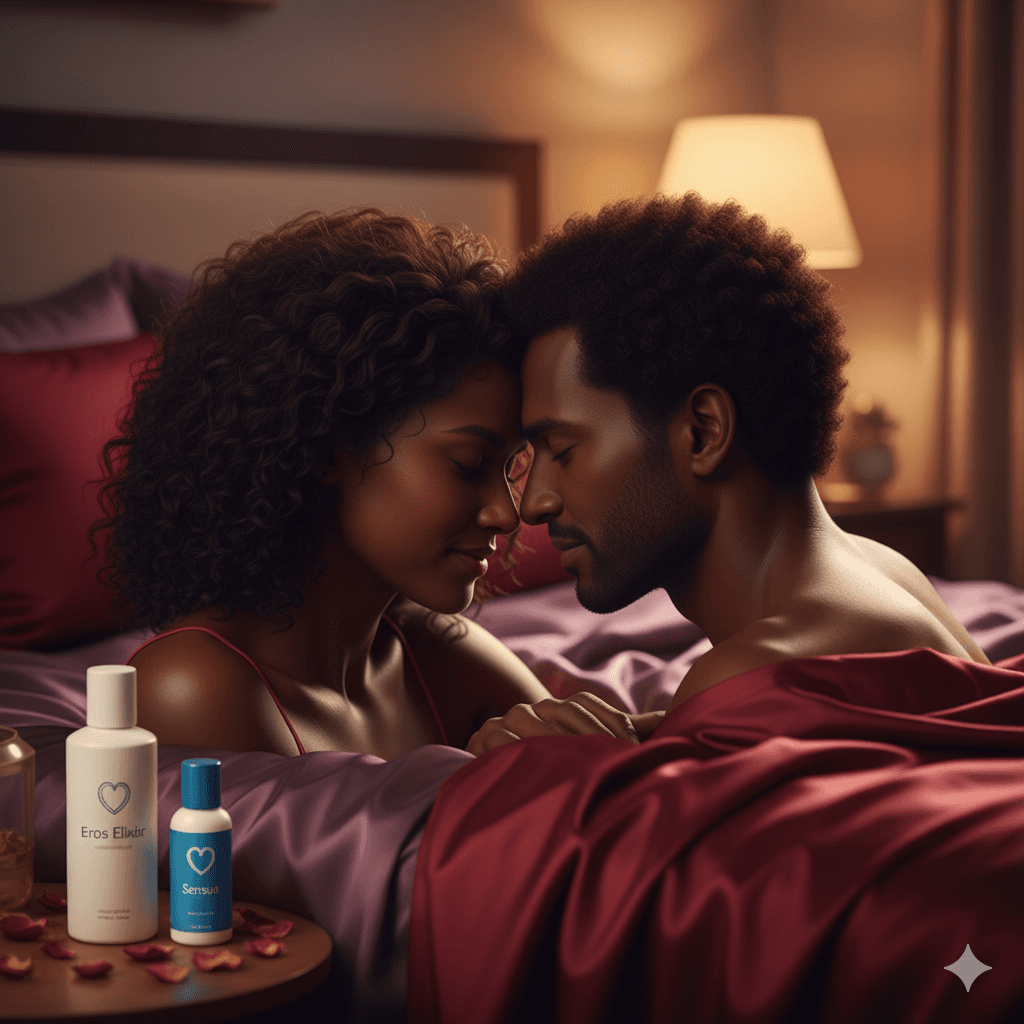 Smiling woman applying skincare cream